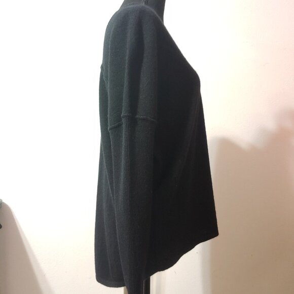 Soft Surroundings Double V Neck Cashmere Sweater - Picture 2 of 8